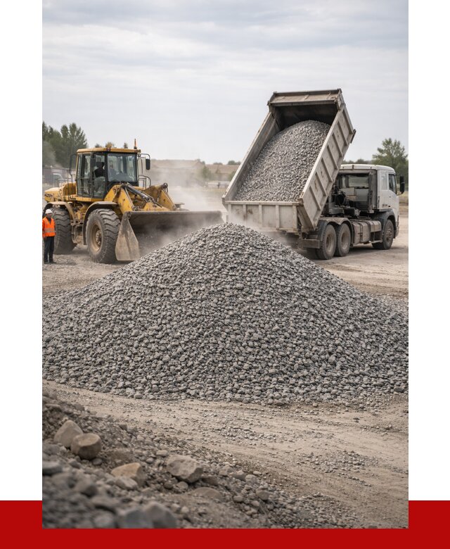 Купить щебень с доставкой в Дмитрах от 2680 руб. | ПРОНЕРУДДмв