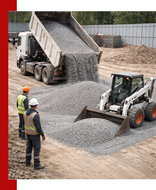 Доставка и продажа гранитного щебня фракции 0-5 в Дмитрах