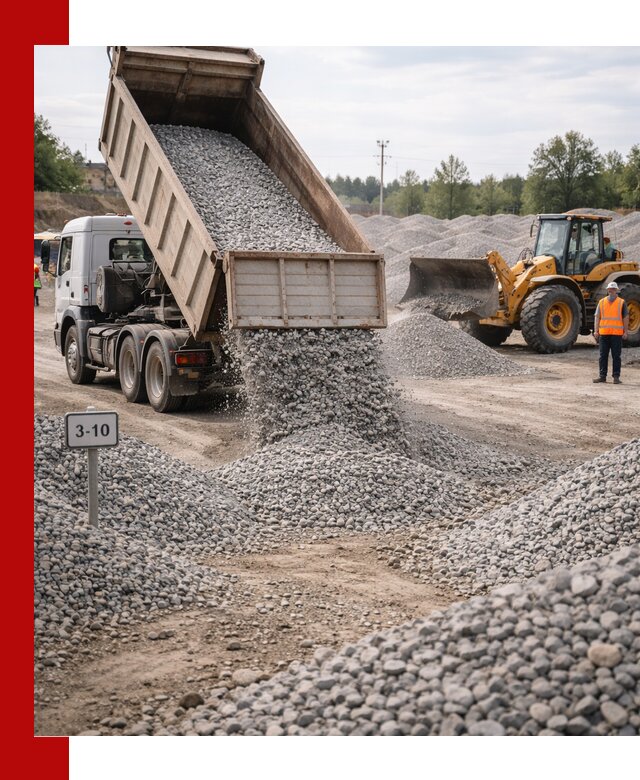Гранитный щебень фракции 3–10: доставка и продажа в Дмитрах