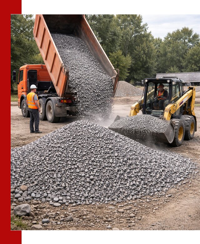 Купить гранитный щебень фракции 5–10 в Дмитрах с доставкой