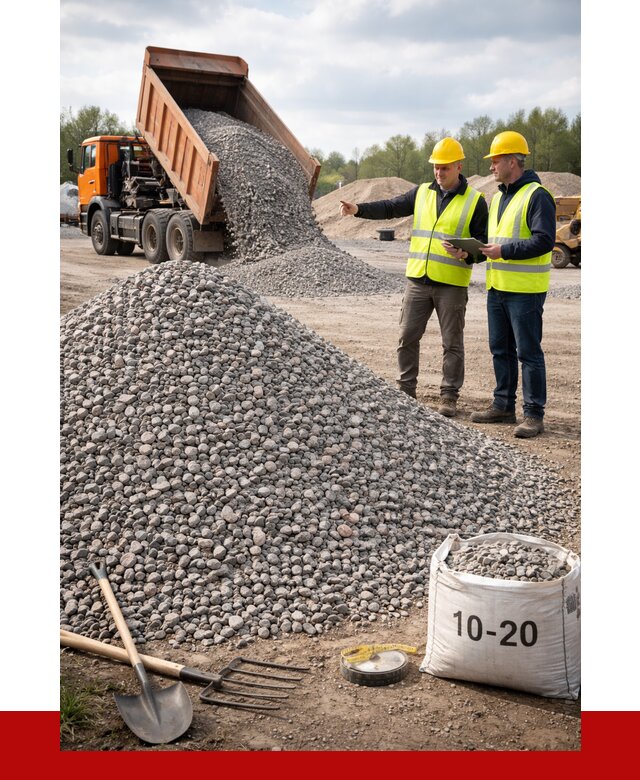 Гранитный щебень фракция 10-20 в Дмитрах от 4502 руб.|ПРОНЕРУДДмв