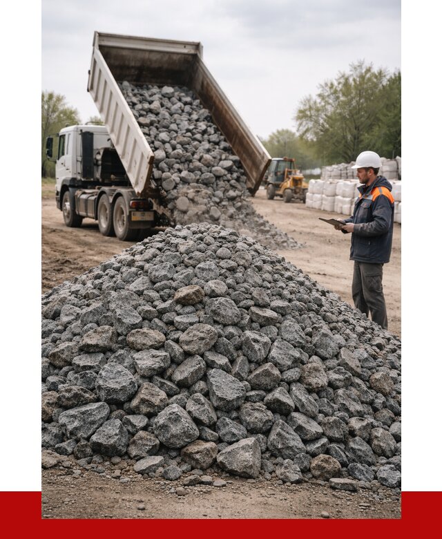 Гранитный щебень фракция 100-200 в Дмитрах от 4502 р. ПРОНЕРУДДмв