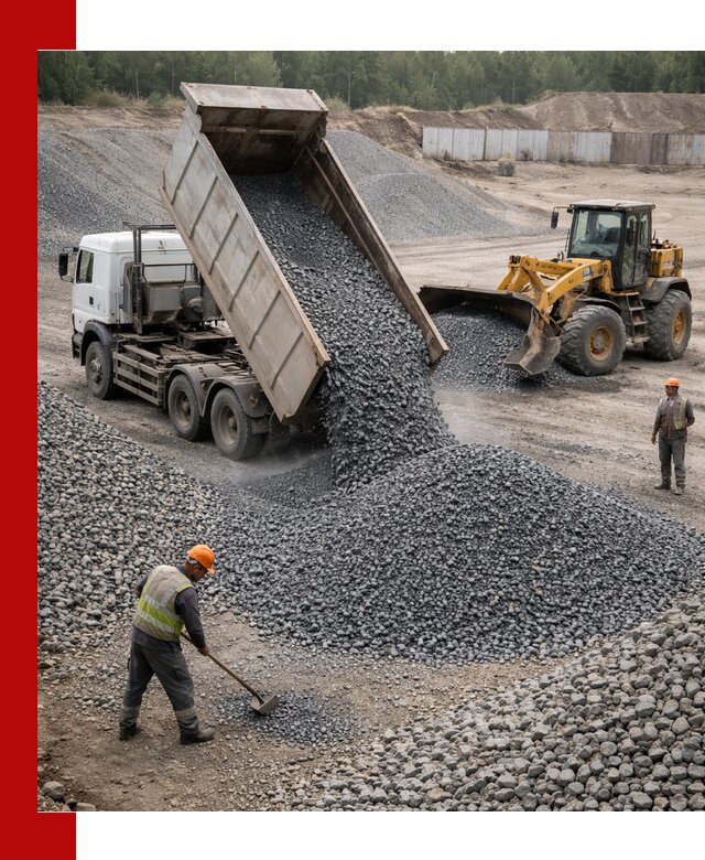 Щебень габбро-диабаз фр. 5-20 с доставкой в Дмитрах