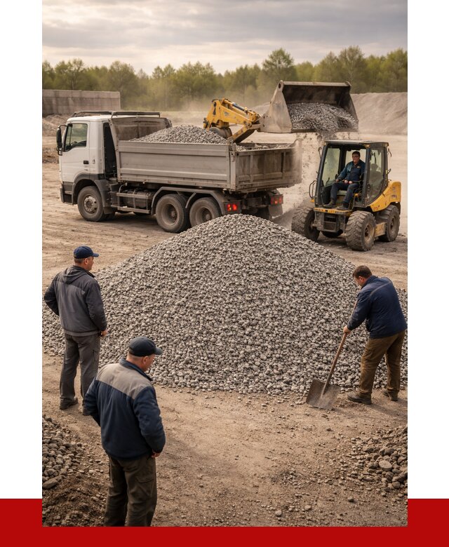Гравийный щебень фракция 5-20 в Дмитрах от 2573 р. ПРОНЕРУДДмв