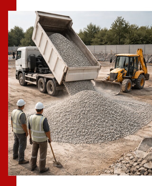 Купить известняковый щебень фракции 5–10 мм с доставкой в Дмитрах