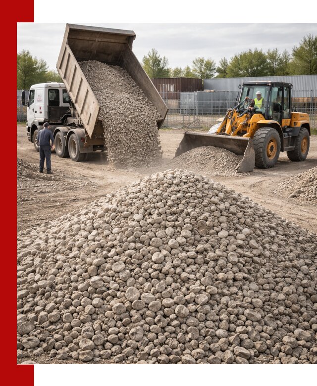 Доломитовый щебень фракции 20–41 с доставкой в Дмитрах