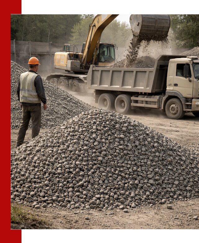 Шлаковый щебень фракция 5-20 с доставкой в Дмитрах