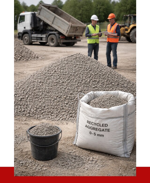 Вторичный щебень фракция 0-5 в Дмитрах от 1715 р. ПРОНЕРУДДмв