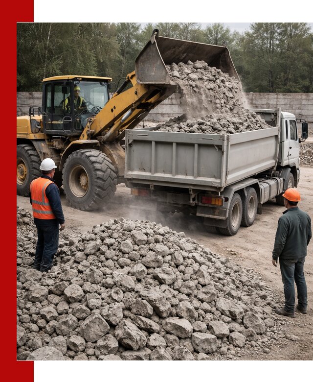 Вторичный щебень фракция 70–150 в Дмитрах с доставкой