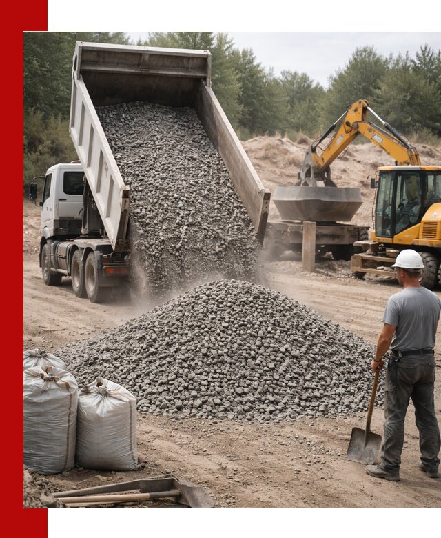 Доставка и продажа бетонного щебня в Дмитрах