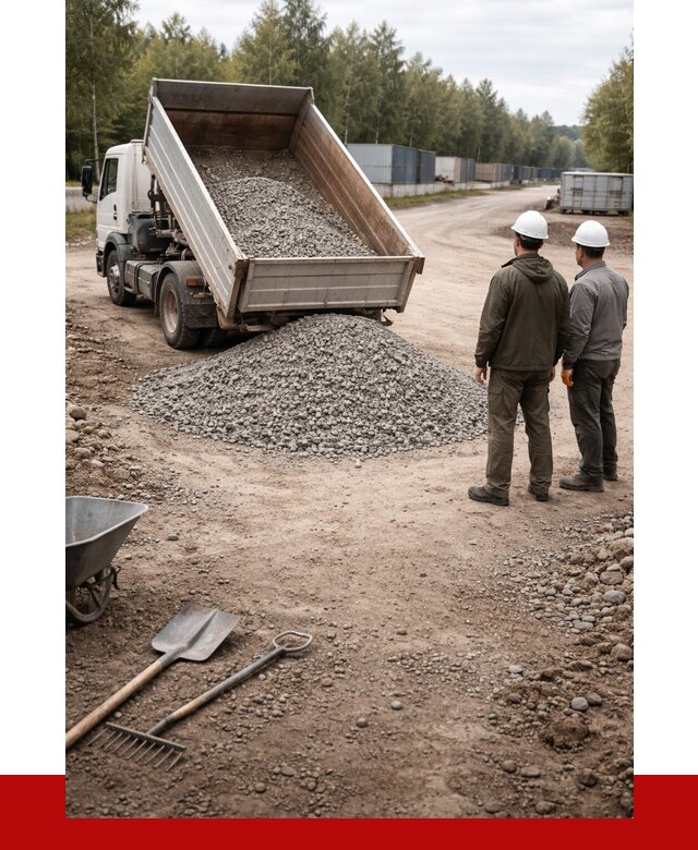 Бетонный щебень фракция 5-20 в Дмитрах от 3430 р., ПРОНЕРУДДмв