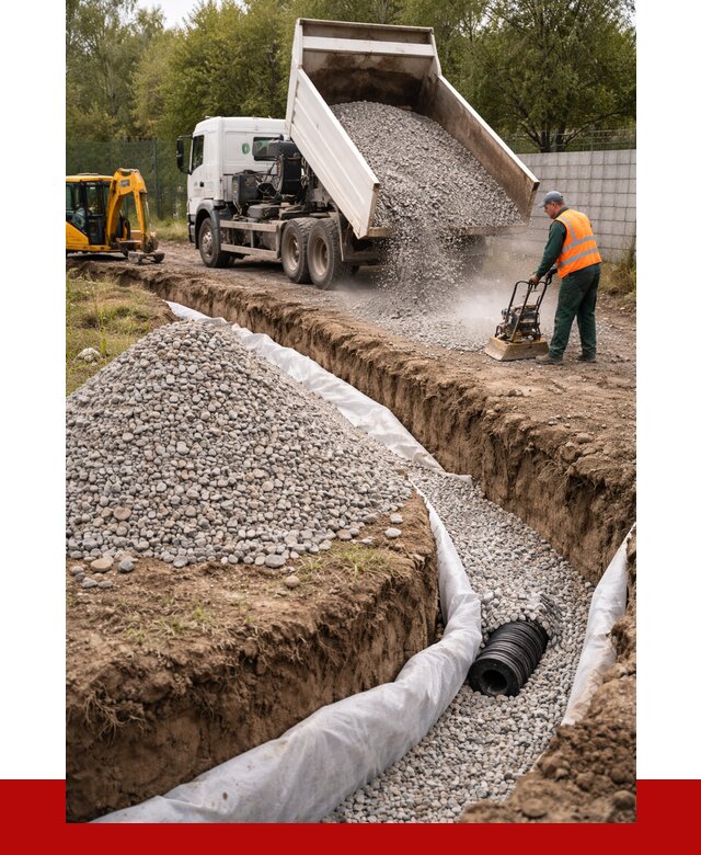 Щебень для дренажа в Дмитрах от 1983 р., ПРОНЕРУДДмв доставка