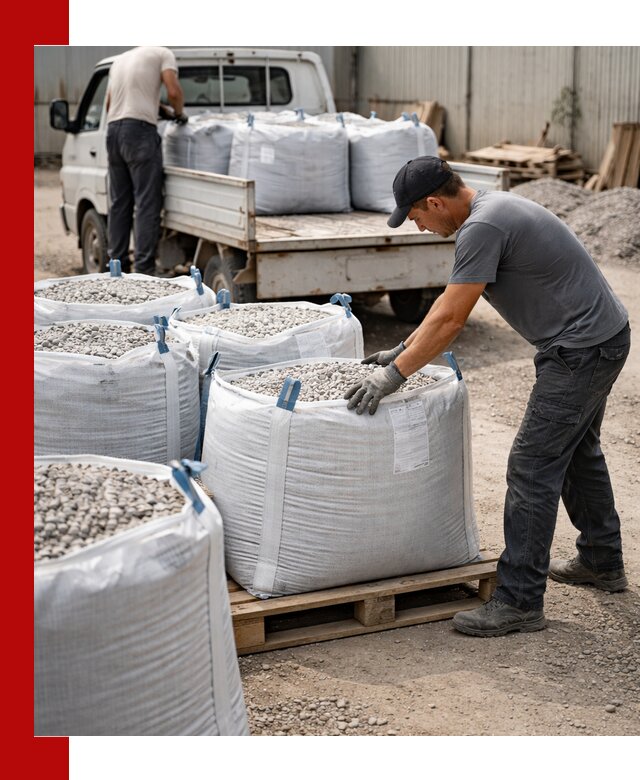 Доставка щебня в мешках по выгодным ценам в Дмитрах