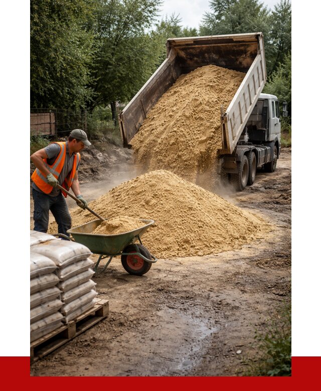 Купить песок с доставкой в Дмитрах от 1930 р. | ПРОНЕРУДДмв