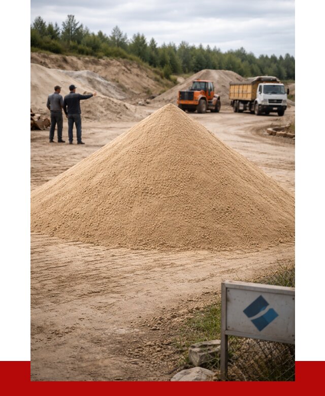 Карьерный песок навалом в Дмитрах от 1930 р. | ПРОНЕРУДДмв