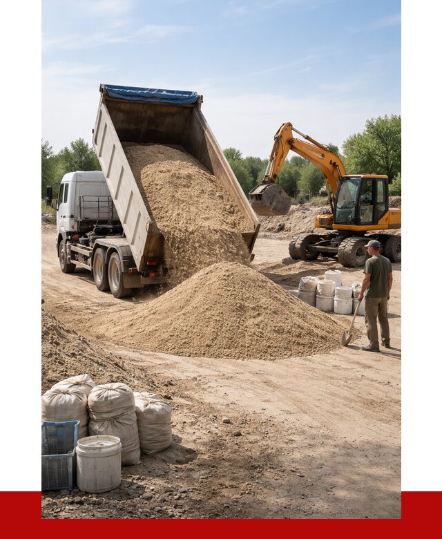 Купить речной песок в Дмитрах от 1286 р. за куб | ПРОНЕРУДДмв