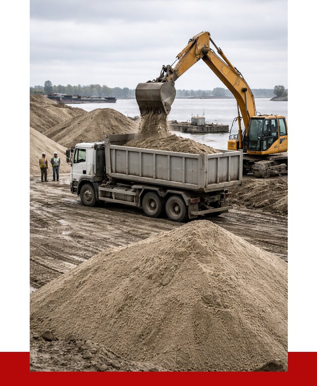 Купить речной песок навалом в Дмитрах от 1930 р., ПРОНЕРУДДмв