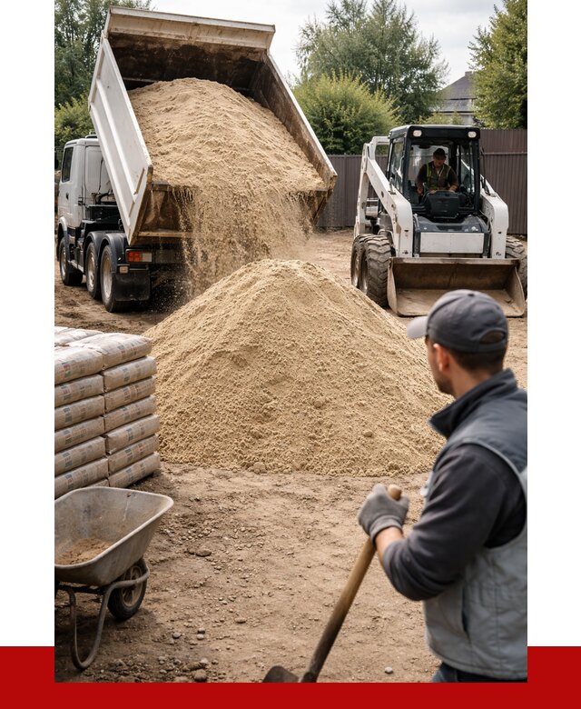 Мытый речной песок с доставкой в Дмитрах от 1554 р. | ПРОНЕРУДДмв