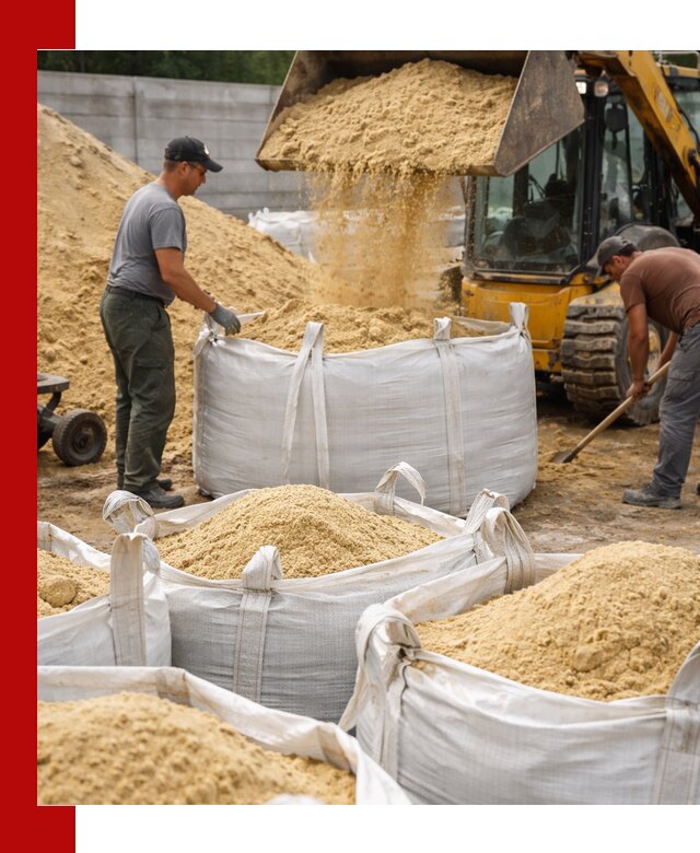 Поставка качественного песка для кладки в Дмитрах