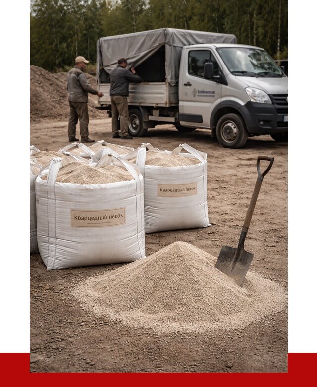 Кварцевый песок для пескоструя в Дмитрах от 4824 р. | ПРОНЕРУДДмв