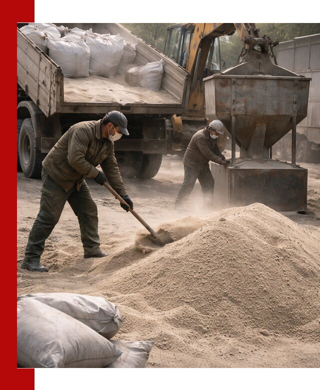 Кварцевый песок для пескоструя в Дмитрах — доставка и качество