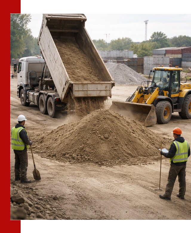 Доставка и продажа пескогрунта оптом и в розницу в Дмитрах