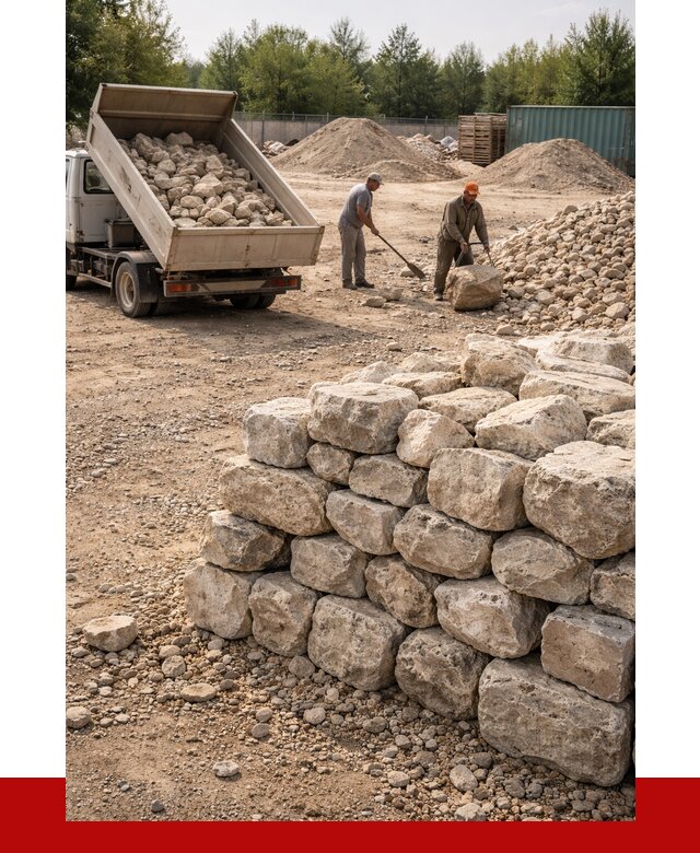 Бутовый камень известняковый в Дмитрах от 4502 р. | ПРОНЕРУДДмв