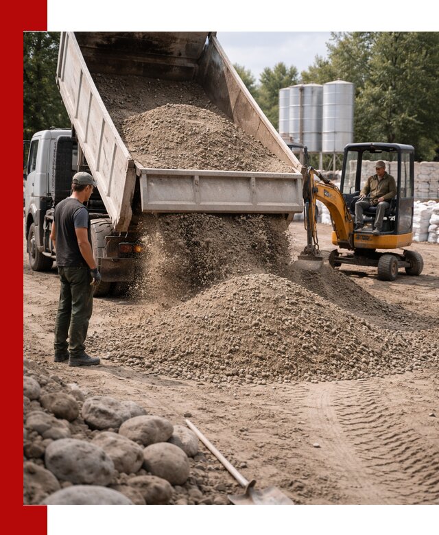 Доставка ПГС С3 в Дмитрах самосвалами и миксерами
