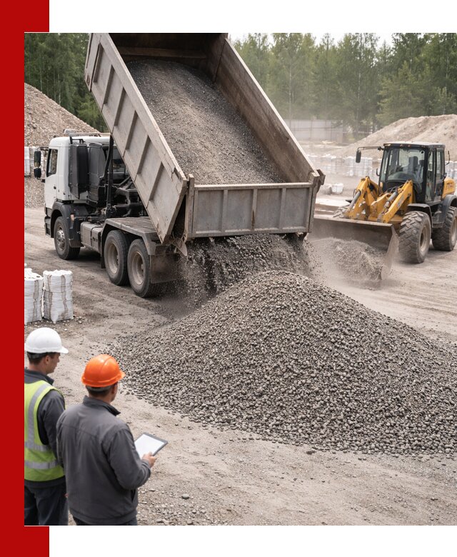 Доставка и продажа гранитного отсева 0-10 в Дмитрах