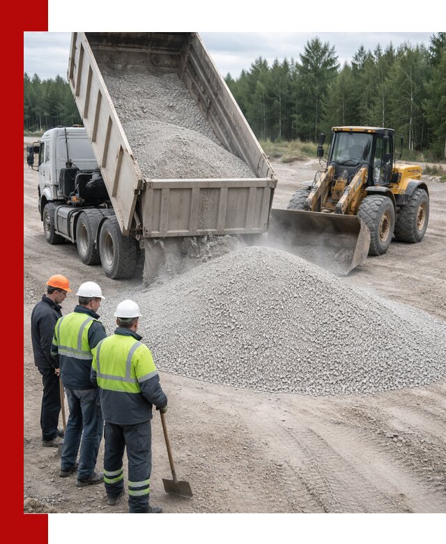 Известняковый отсев 0-5 доставка в Дмитрах быстро и выгодно