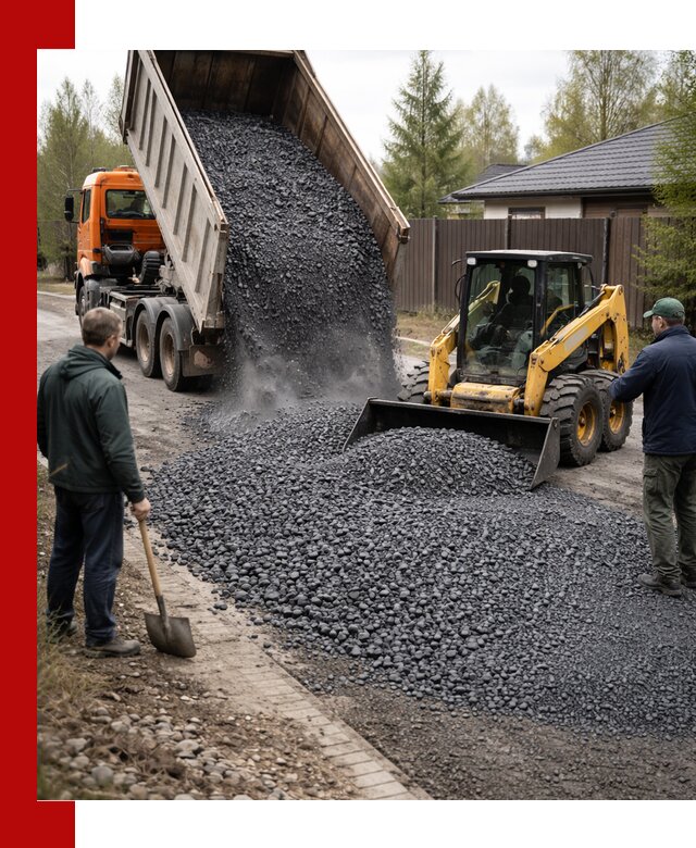 Крошка габбро с доставкой в Дмитрах для строительных работ