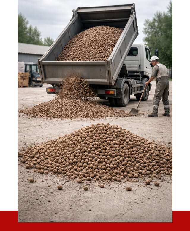 Керамзит с доставкой в Дмитрах от 4502 р. за м3 | ПРОНЕРУДДмв