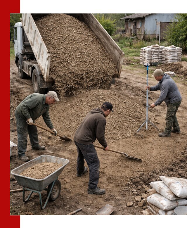 Керамзитовый песок с доставкой в Дмитрах оптом и в розницу