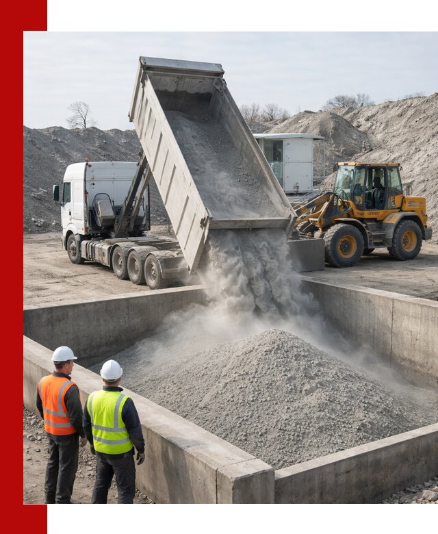 Доставка цемента навалом в Дмитрах крупными партиями