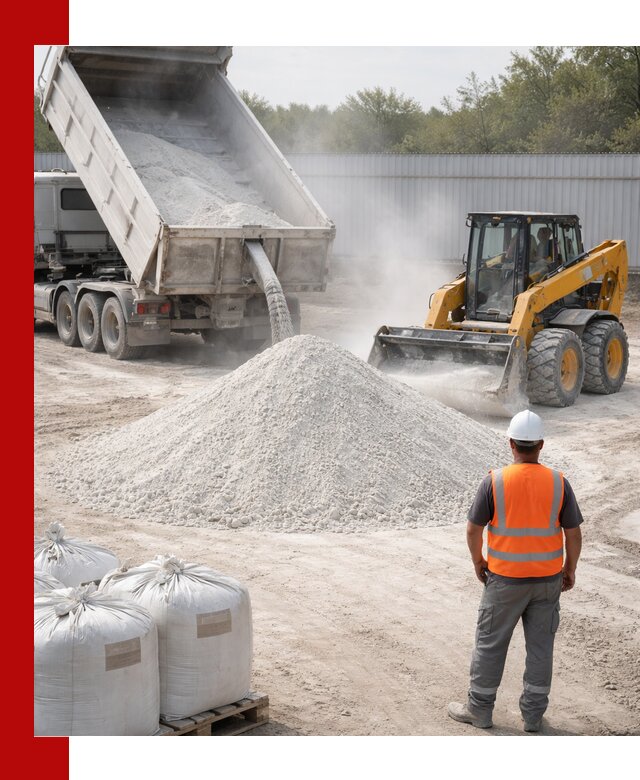 Доставка и продажа известняковой муки в Дмитрах