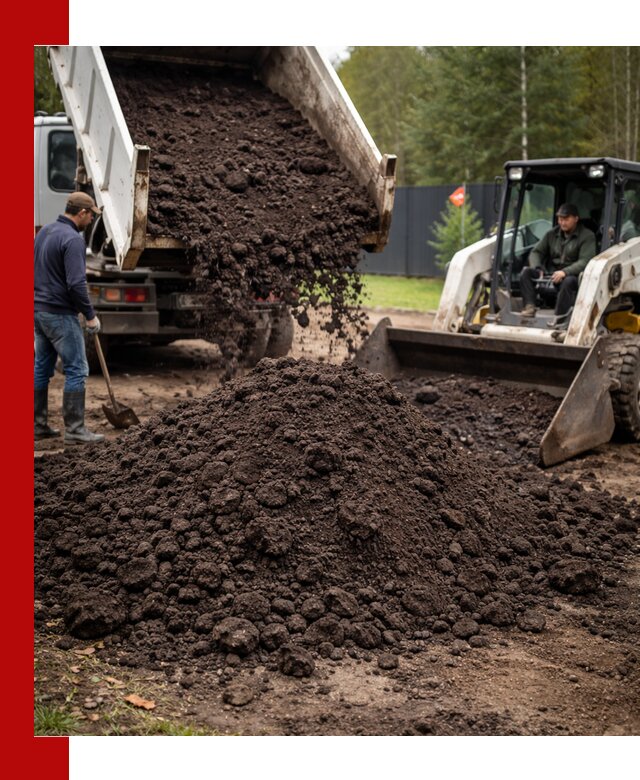 Плодородный грунт с доставкой в Дмитрах для садов и огородов