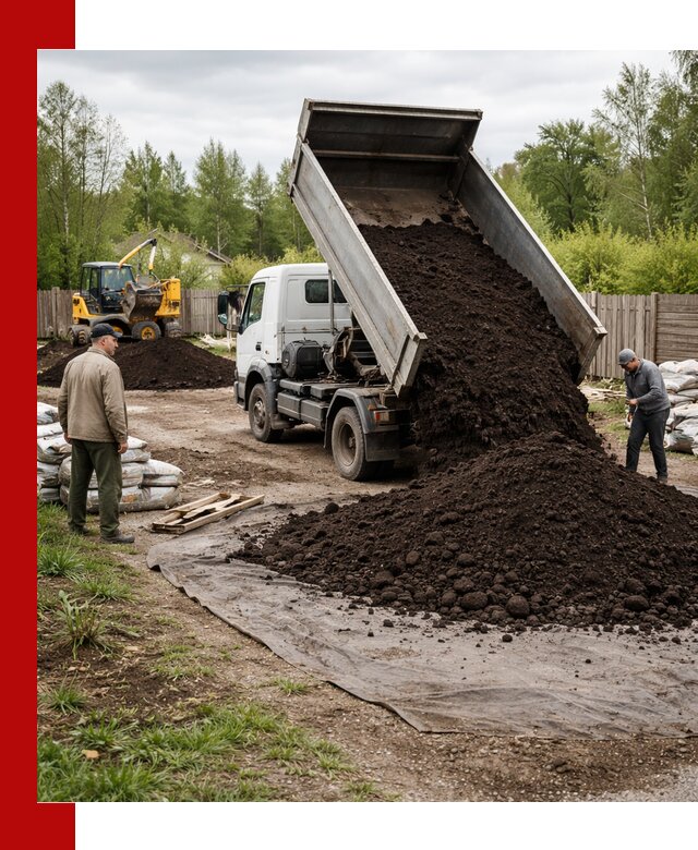 Доставка качественного почвогрунта в Дмитрах оптом и в розницу