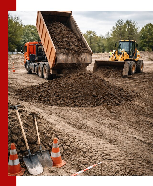 Поставка и доставка планировочного грунта в Дмитрах