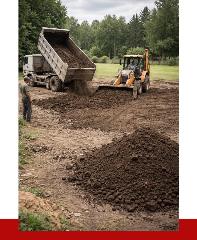 Грунт для выравнивания участка в Дмитрах от 1286 р. | ПРОНЕРУДДмв