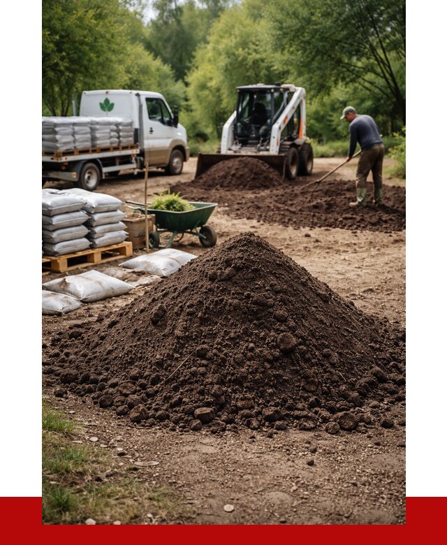 Грунт для озеленения с доставкой в Дмитрах от 1930 р. | ПРОНЕРУДДмв