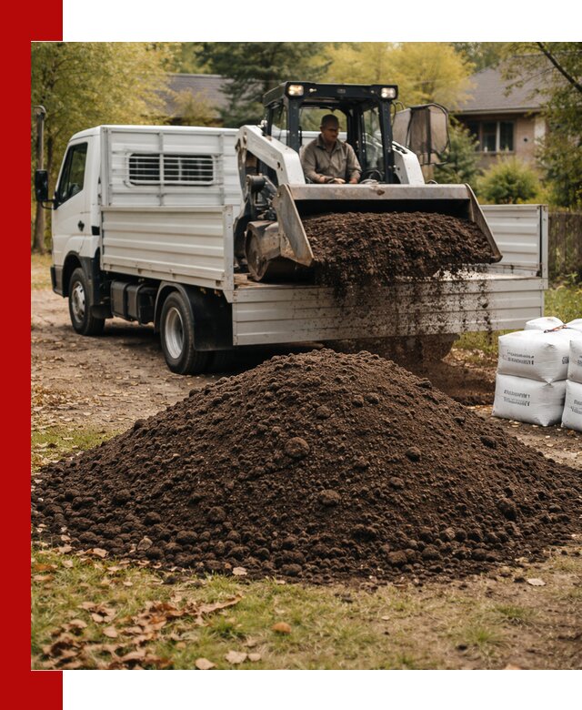 Доставка садовой земли в больших объёмах в Дмитрах
