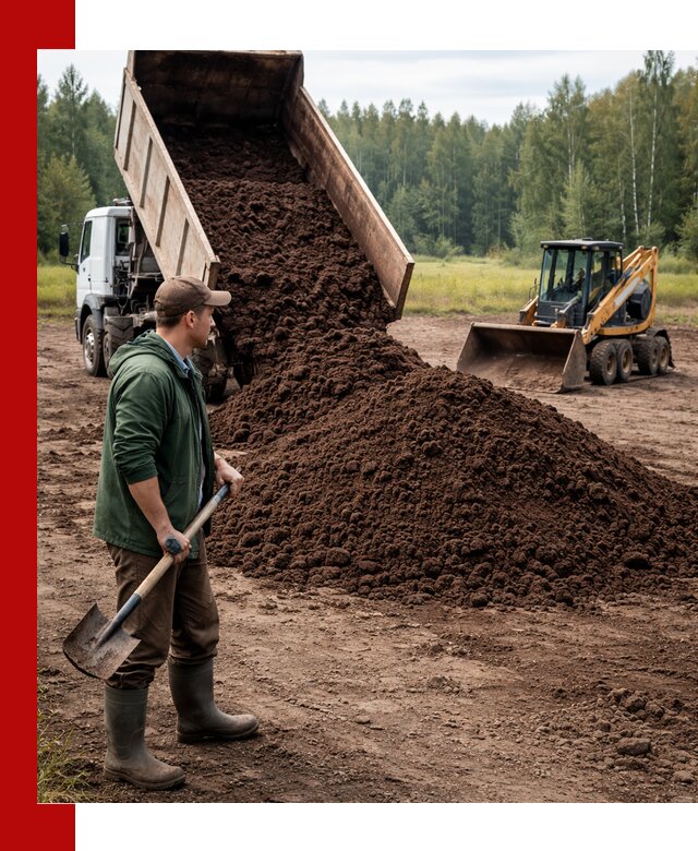 Купить верховой торф с доставкой в Дмитрах для садоводства и растений