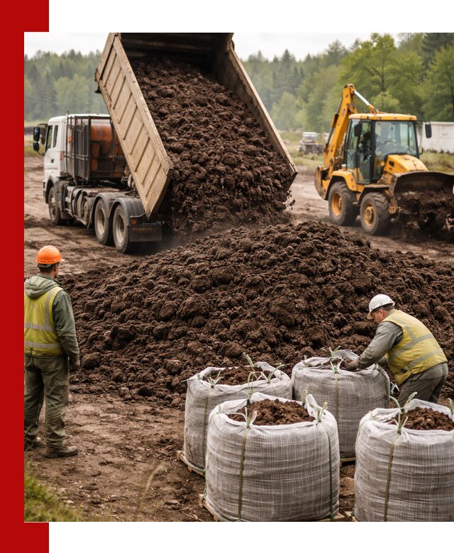Доставка нейтрального торфа в Дмитрах оптом и в розницу