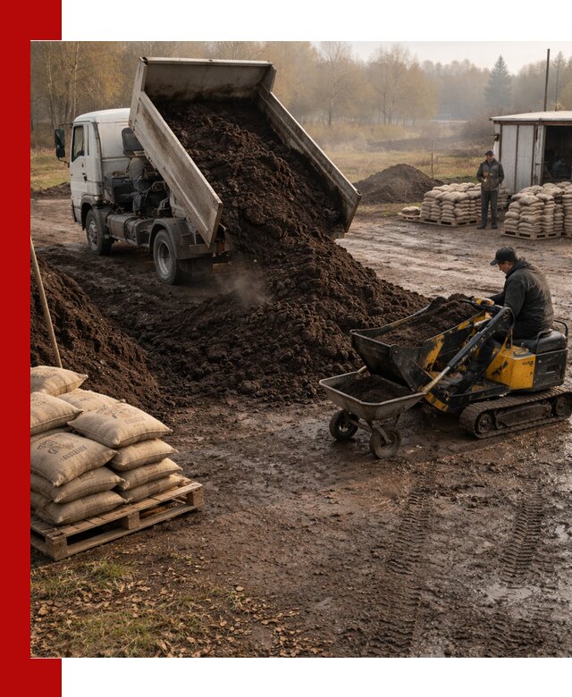 Кислый торф в доставке по выгодным ценам в Дмитрах