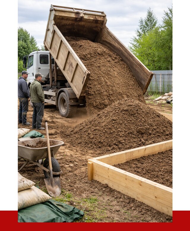 Торфо песчаная смесь в Дмитрах с доставкой от 1983 р. | ПРОНЕРУДДмв