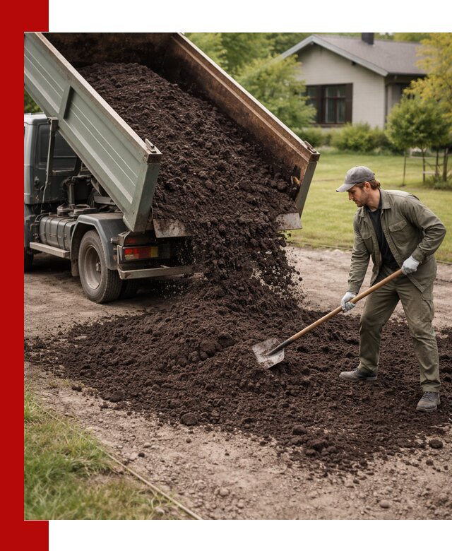 Чернозем для газона с доставкой в Дмитрах быстро и качественно