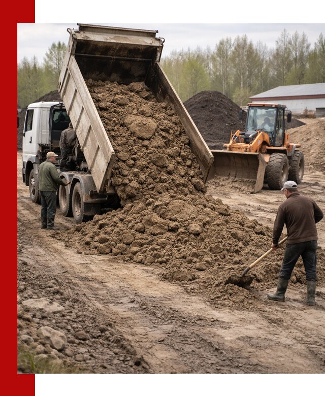 Доставка глин и суглинков в Дмитрах оптом и вкрай