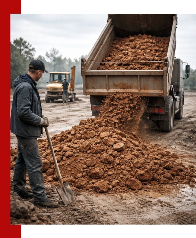 Глина для засыпки в Дмитрах с доставкой самосвалами