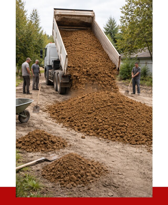 Купить суглинок с доставкой в Дмитрах от 2680 р. за куб | ПРОНЕРУДДмв