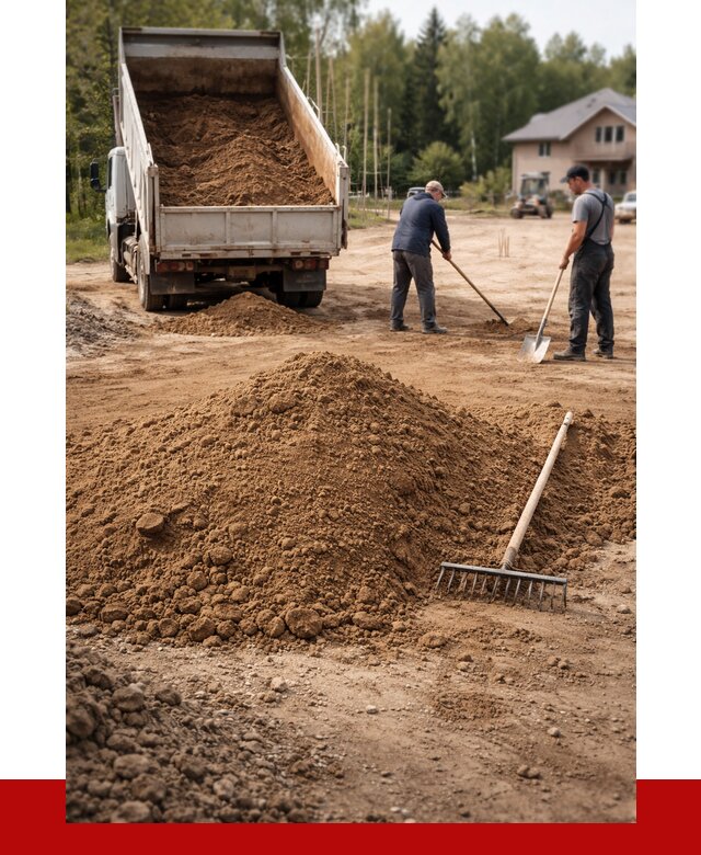 Суглинок для планировки в Дмитрах с доставкой от 4502 р. | ПРОНЕРУДДмв